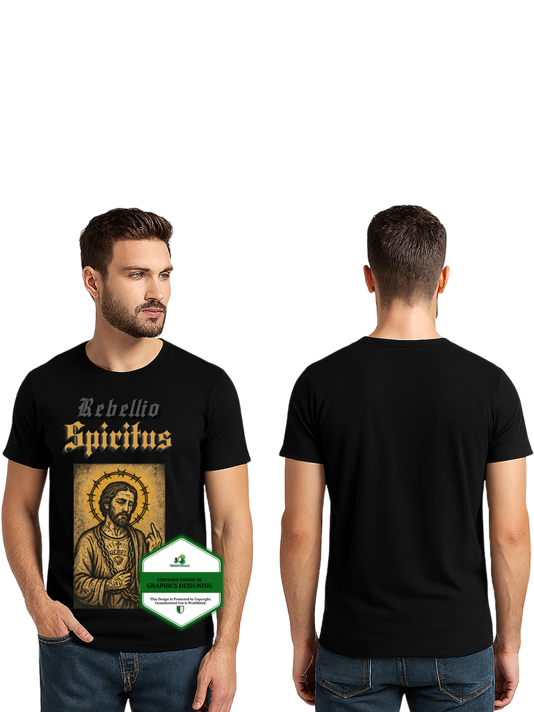 Gothic Saint T-shirt Design image 2