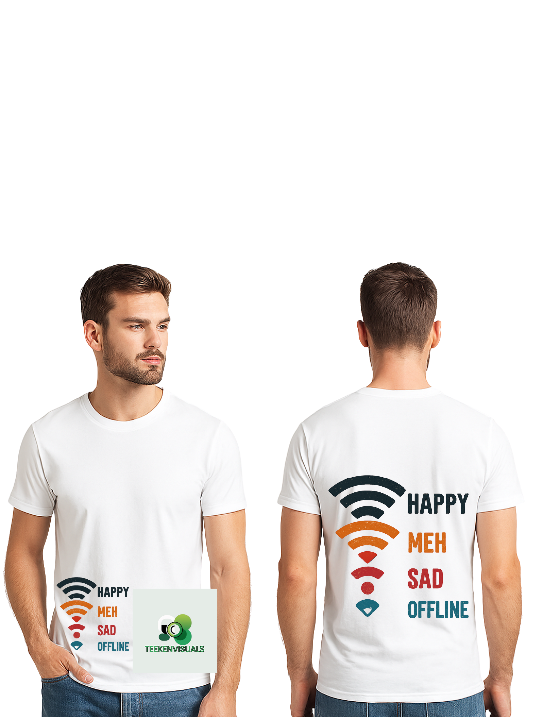 Mood Signal – Wi-Fi Emotion T-shirt Design