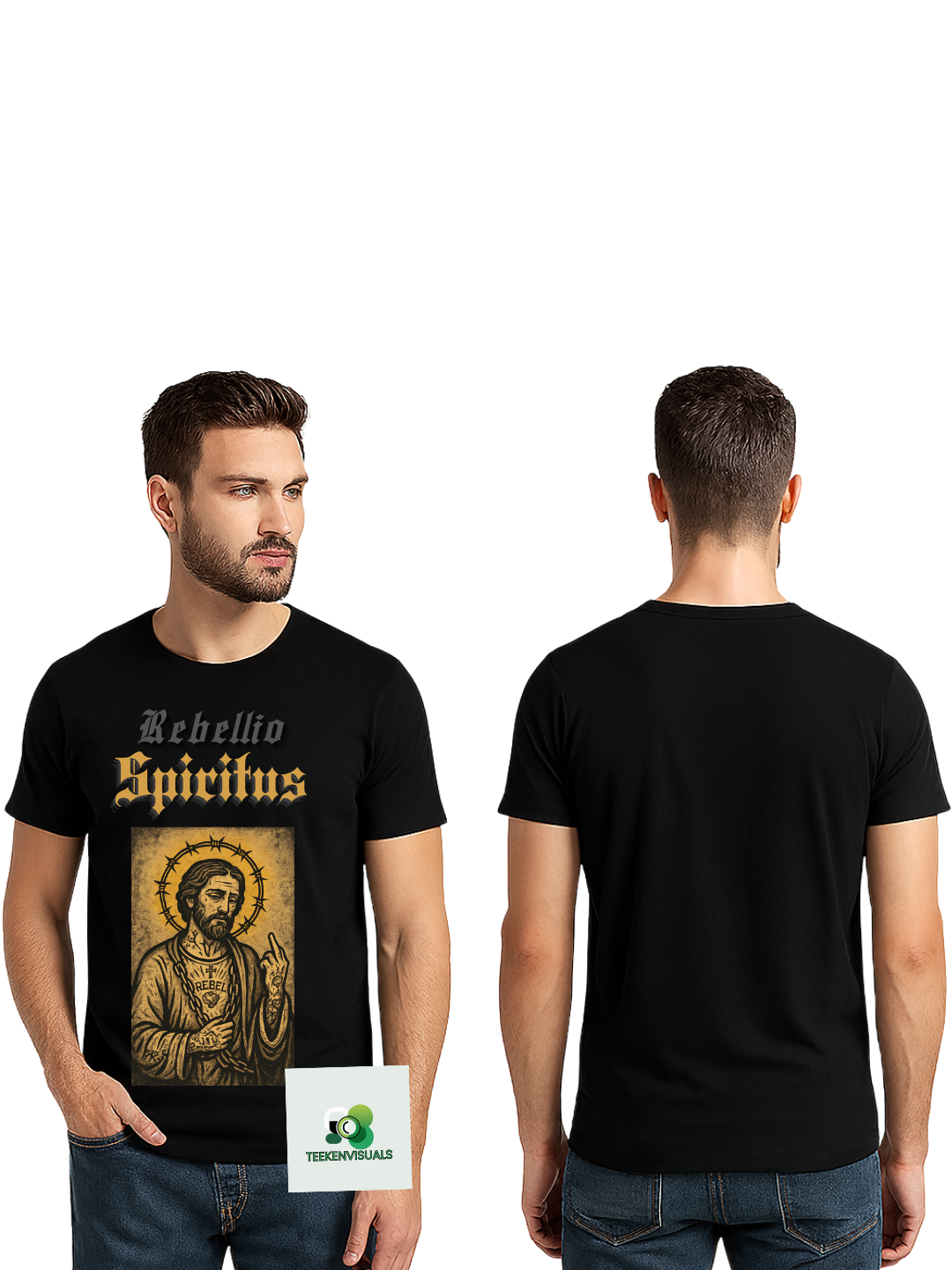 Gothic Saint T-shirt Design